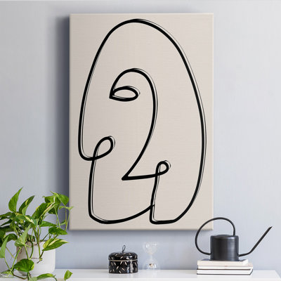 Face It II - Wrapped Canvas Print