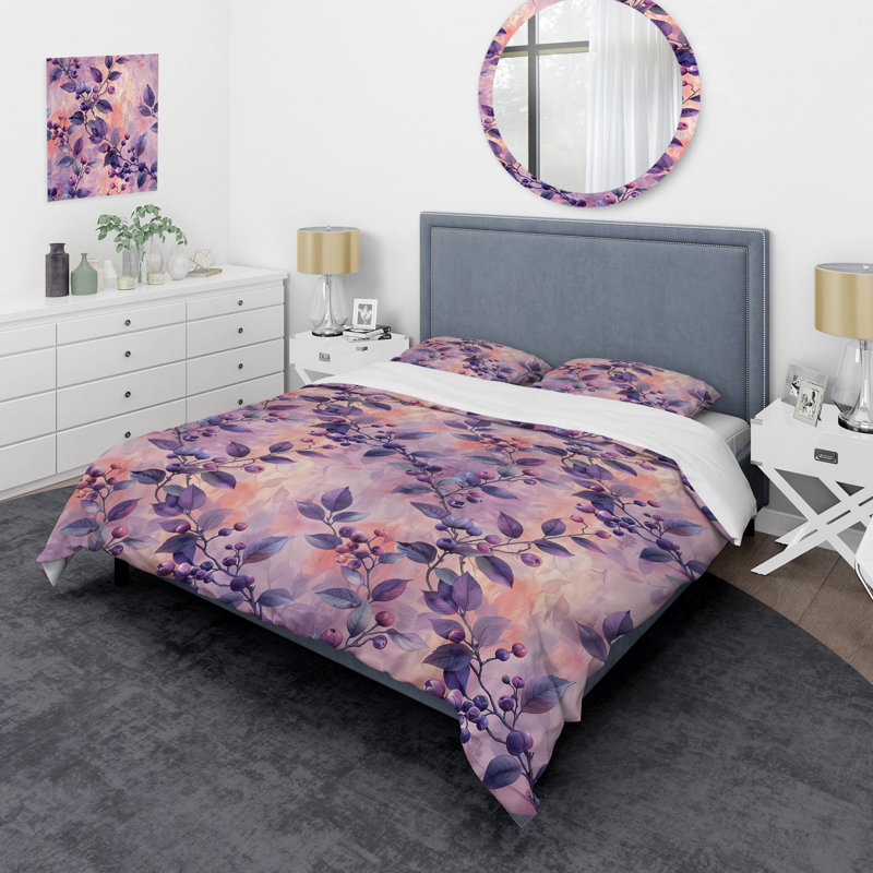 Ensemble de housse de couette Modern, Housse de couette simple et deux taies décorative