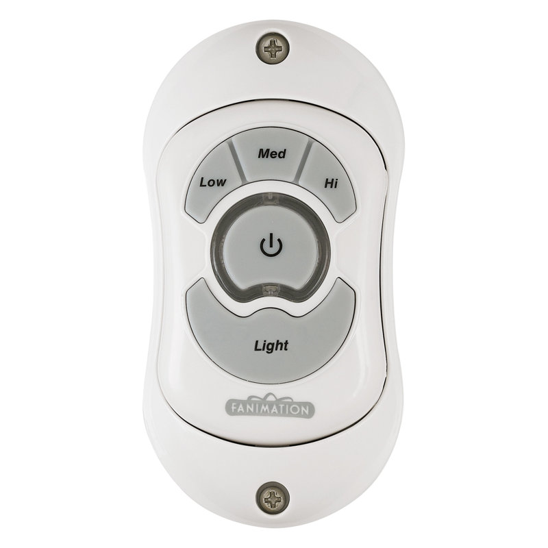 Télécommande à main sans inversion - Vitesse du ventilateur - Blanc