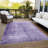 Machine Washable Indoor/Outdoor Xhevrie Purple Rug-25535156