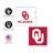 Université de l'Oklahoma - ensemble de 2 reproductions sans cadre