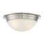 Plafonnier encastré bol simple à 2 lumières en nickel satiné-1922380622-1922380621