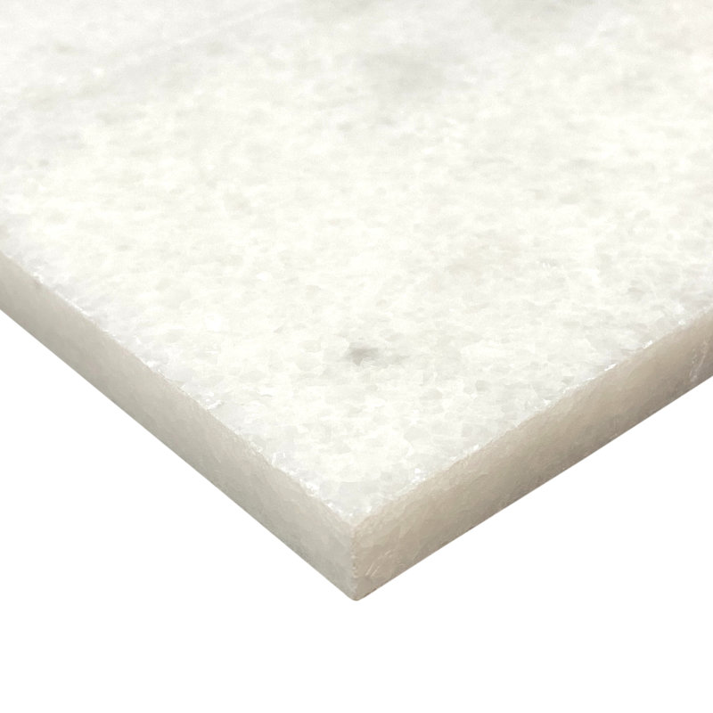 Verona 3" x 6" Marble Marble Look Wall Tile, Bianco Honed