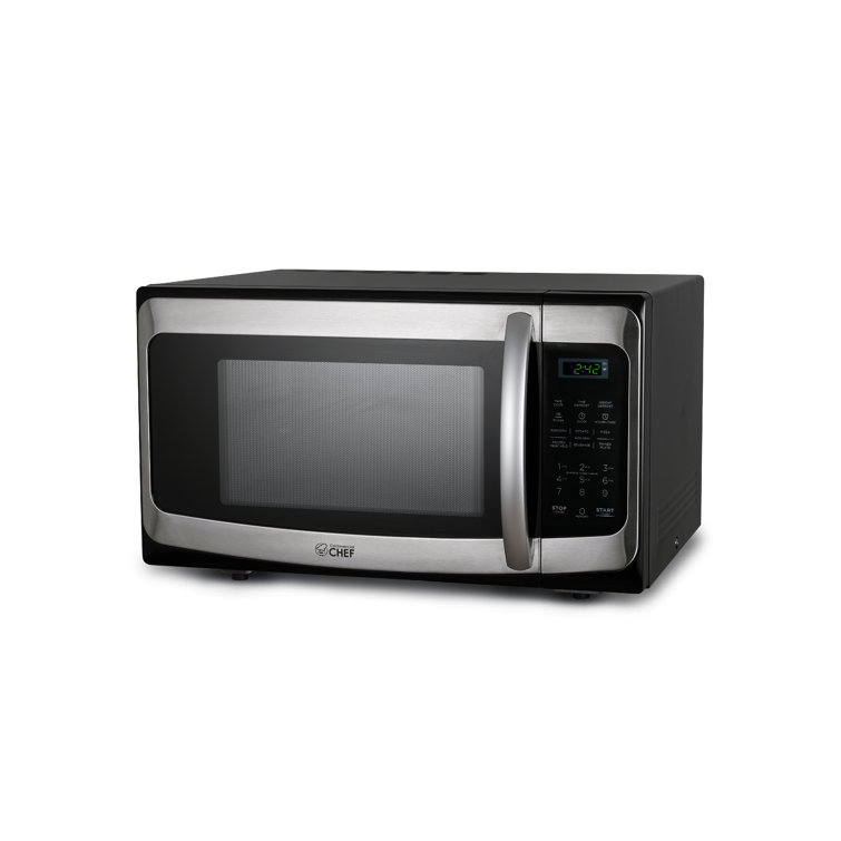 Commercial Chef 0.7 CU.FT Countertop Microwave Oven-Black