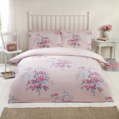 Kate Duvet Set Cotton Floral Duvet Cover Set with Pillowcases Included