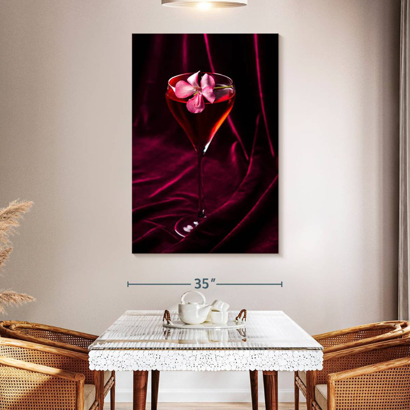 Yarlin Cosmopolitan Cocktail, 51" H x 34" W