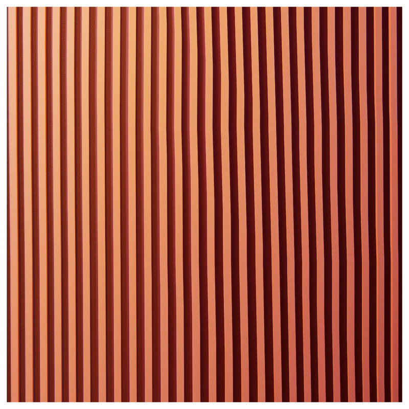 Coussins décoratifs à rayures verticales orange, 14 X 14 pouces