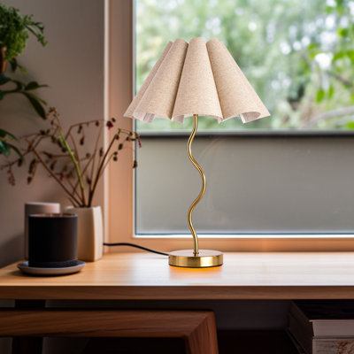 Lampe de bureau en métal Uschi