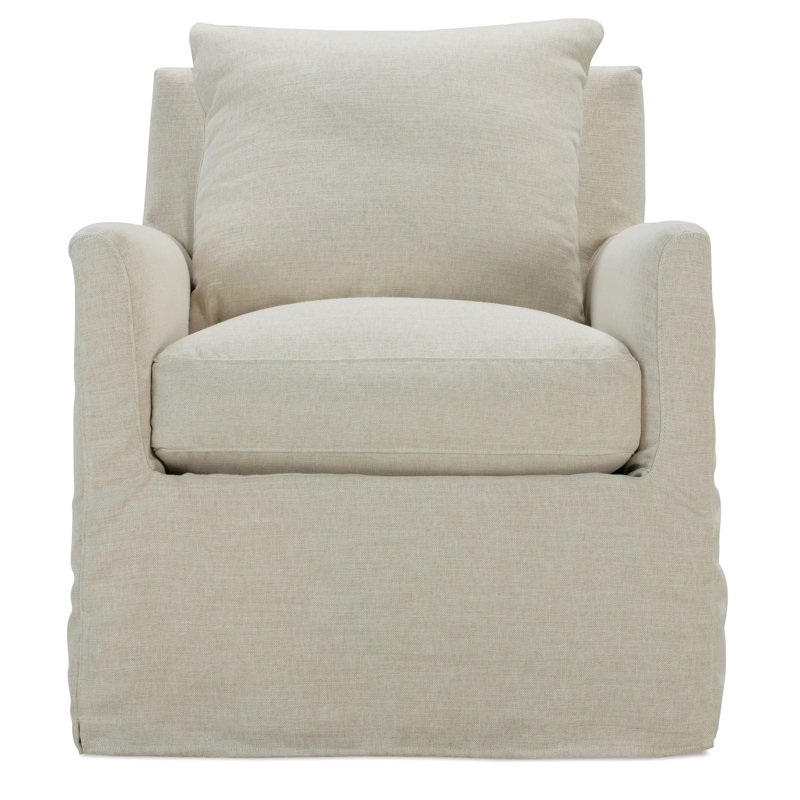 Lilah Slipcovered Swivel Chair