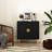 Shenade 31.7'' Modern Sideboard Buffet Cabinet with 2 Decorative Embossed Pattern Doors-1492871310