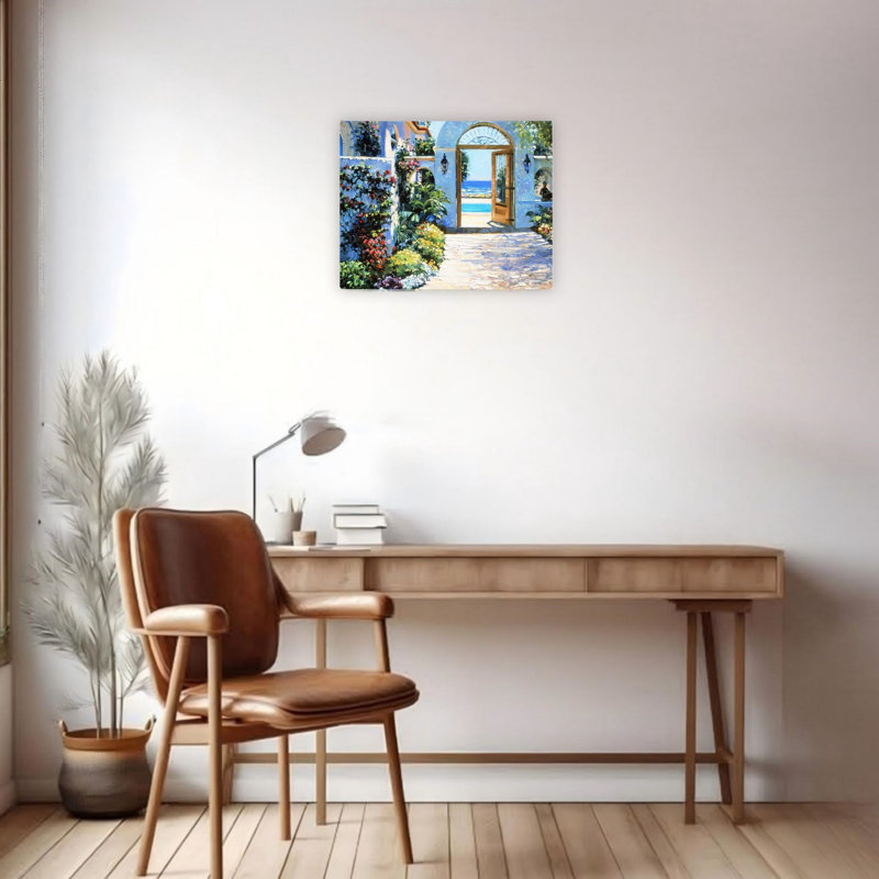 Art abstrait avec toile abstraite 24 "x 18"