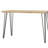 Natural and Sofa Table with Leg