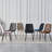 49cm H Tufted Velvet Upholstered Side Chair in Grey-114193806