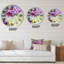 Pivoines dans un vase nature morte - Horloge murale traditionnelle-60187638