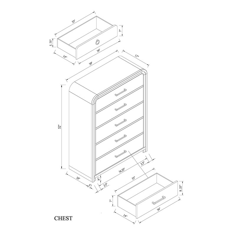 Commode en chêne