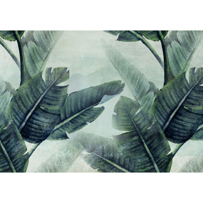 Papier peint botanique - Grandes plantes magiques