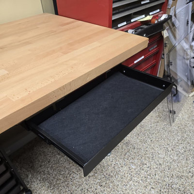 20.1 Inch Carbon Steel Full Extension Under Desk Pull Out Storage Drawer