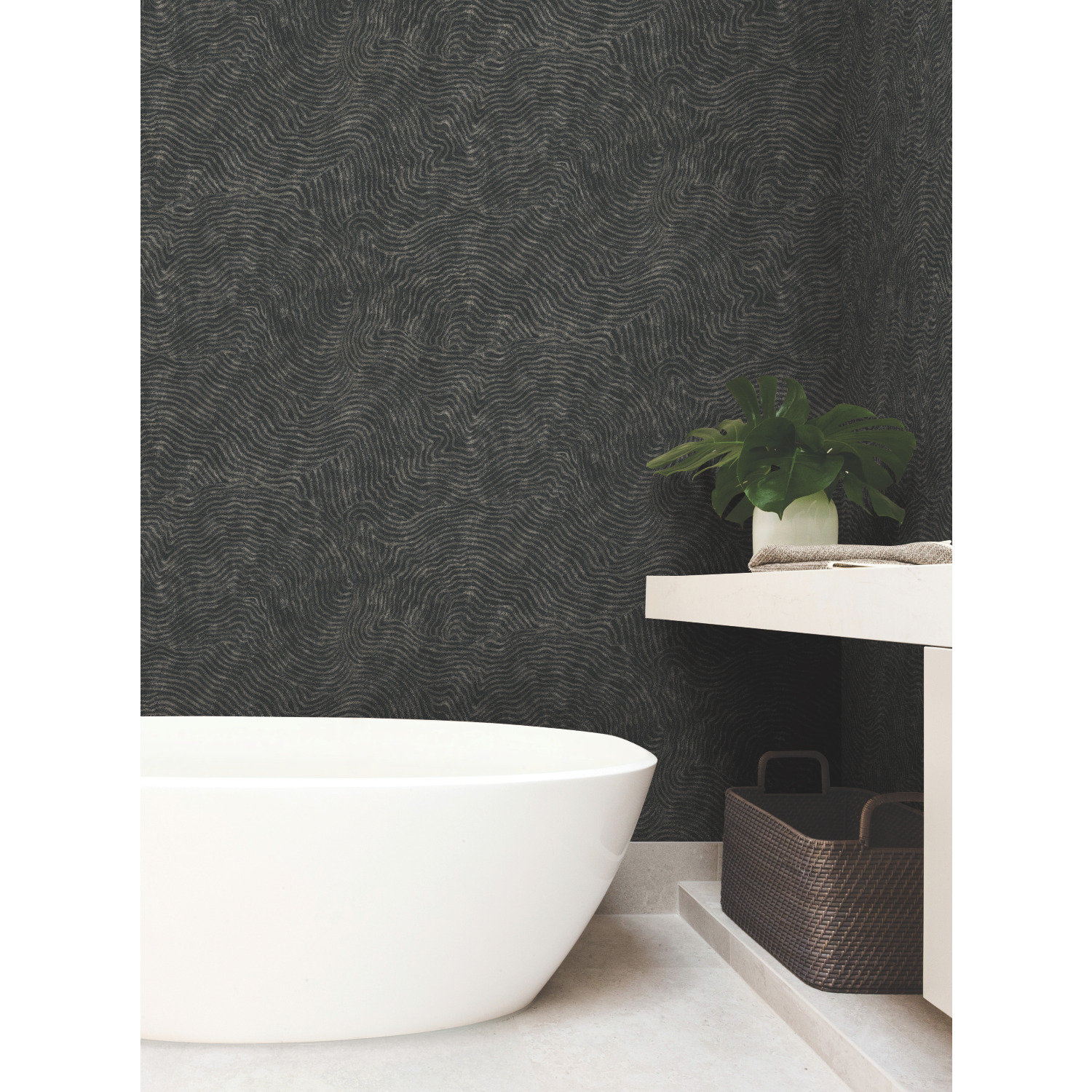 Wallpaper Roll, Black