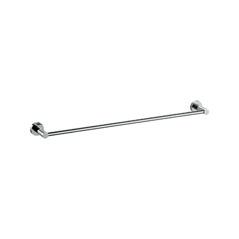 Barre à serviettes simple en laiton 60 cm / 24 po Palma, Chrome