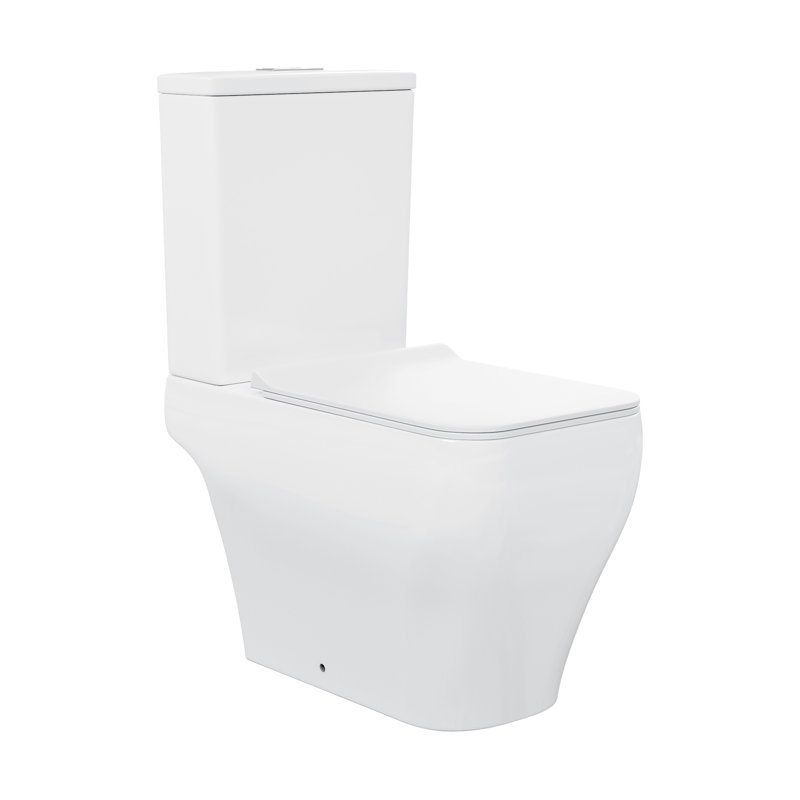 Toilette carrée deux pièces Nadar à double chasse 1,1 / 1,6 gpf