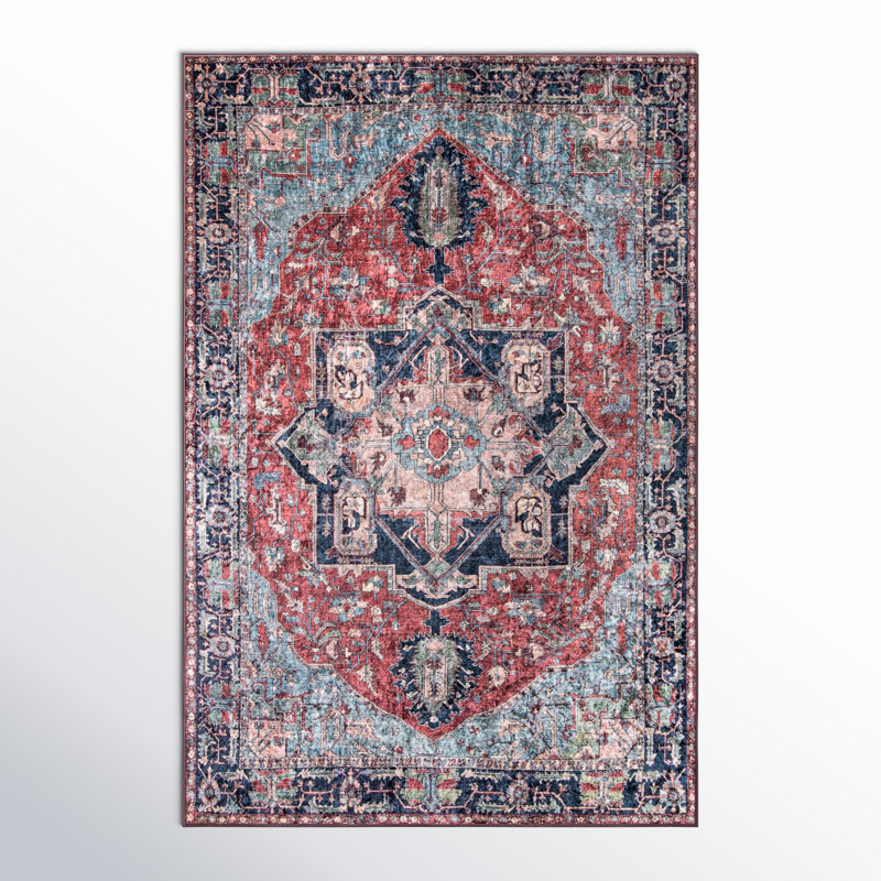 Oriental Indoor Rug, Rectangle 6' X 9'