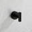 Matte Black Aluminium 5 Bathroom Towel Rack - Wall Mount And Reliable For Various Rooms Quick Easy Installation Mounted 5 Piece In Trustworthy Bath, Bedroom, Laundry, Kitchen To Install-1816266432