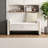 Modern Teddy Bed End Bench with Arms and Storage, Comfy Upholstered Foot Rest Stool for Living Room and Bedroom-851300112