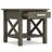 Kitchener 21"W Solid Mango Wood Square End Table with Storage Drawer-1112735813