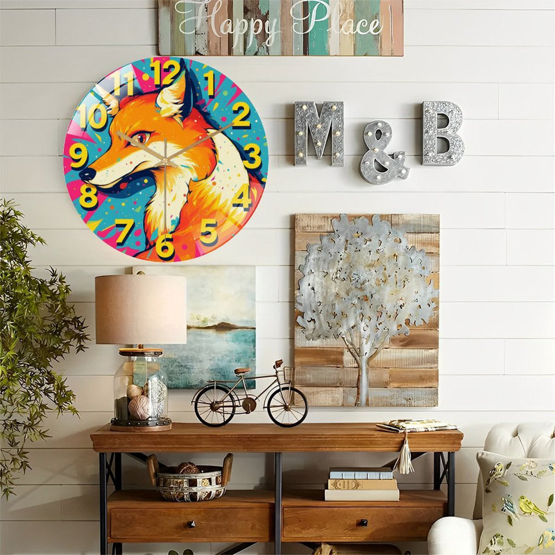 Horloge murale 12 po