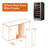 15" 28-Bottle Dual Zone Wine Cooler, Built-In & Freestanding, 3.0 Cu.Ft. Wine Refrigerator with 40°F–65°F Precise Temperature, Amber/Blue/White LED Lighting, UV-Protected Double Glass, Compressor & Fan Cooling, Removable Shelves,Thermostatic Wine Fridge-124636131