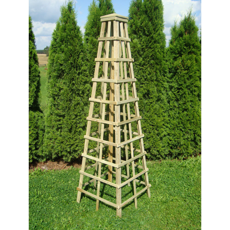Lynnfield 200cm H x 60cm W Wood Obelisk