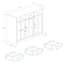 Buffet Farmhouse avec 3 tiroirs et 3 portes