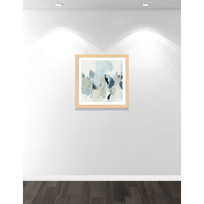 Little Talks " Little Talks II " by Isabelle Z, 29" H x 29" W x 1.25" D, Natural Picture Framed Paper