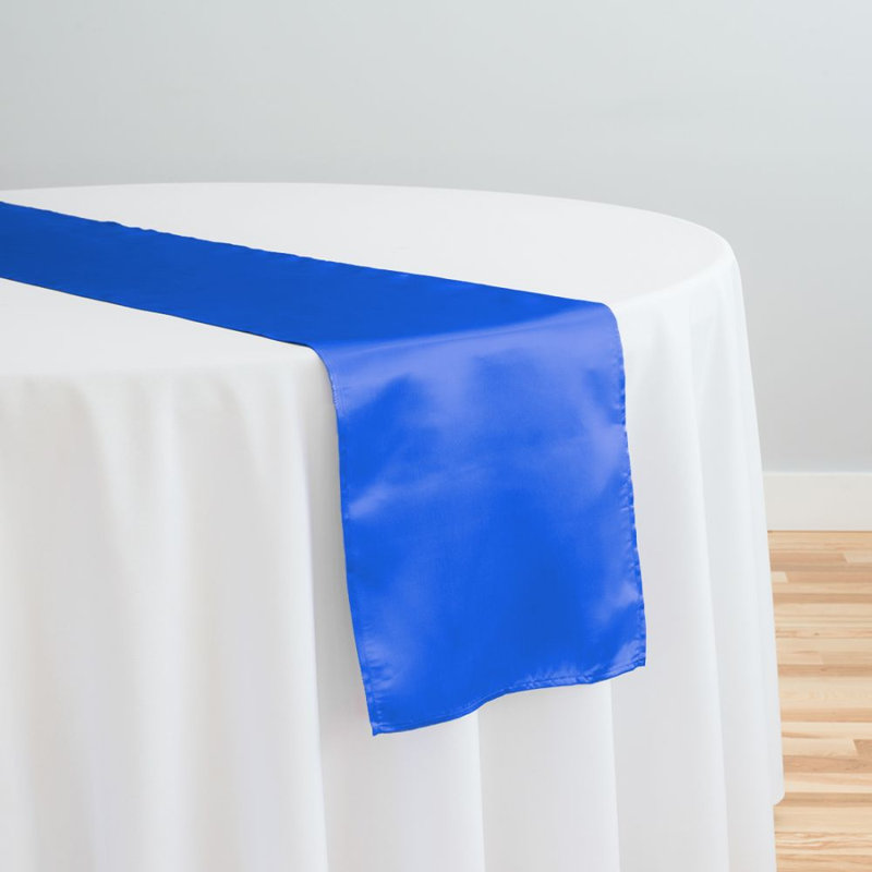 14 X 108 Satin Table Runner, Royal Blue