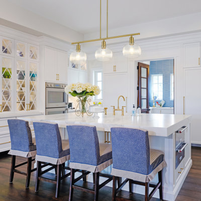3 - Light Brushed Brass Pendant