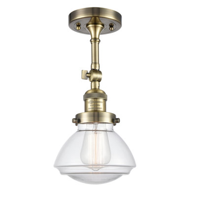 Plafonnier semi-encastré 1 lumière 6,75 po Chesterville