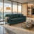 Bleu, bleu paon, polyester bleu sarcelle