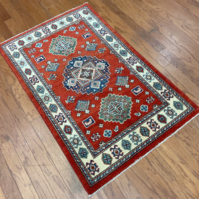  Tapis en laine fait à la main Kazak