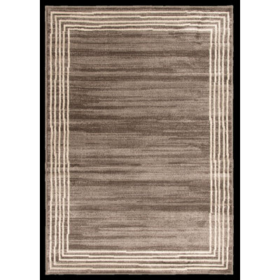 Tapis et tapis de couloir brun et crème Dylan