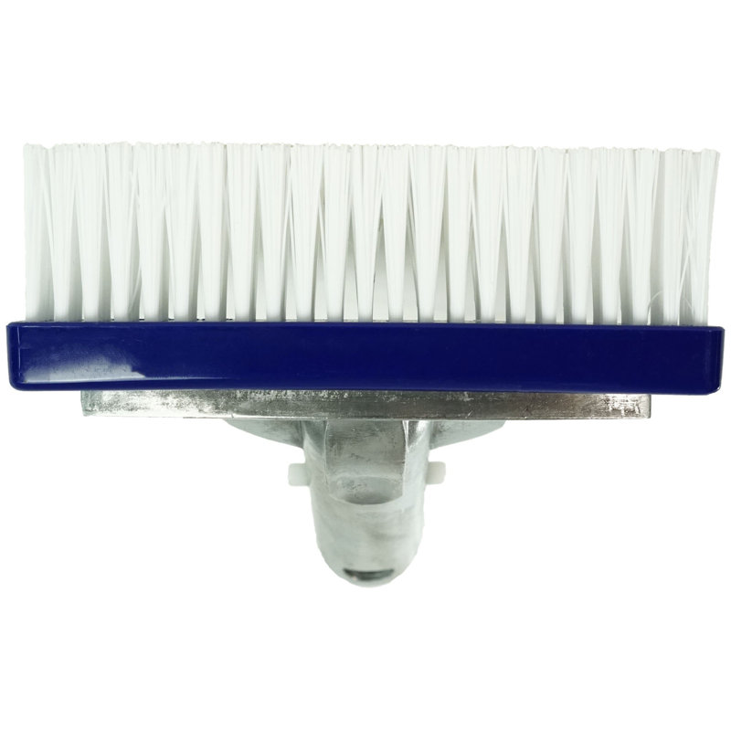 Tête de brosse à poils de piscine bleue 5,5 po avec poignée