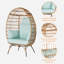 Chaise longue d'extérieur en osier-96071673-96071674
