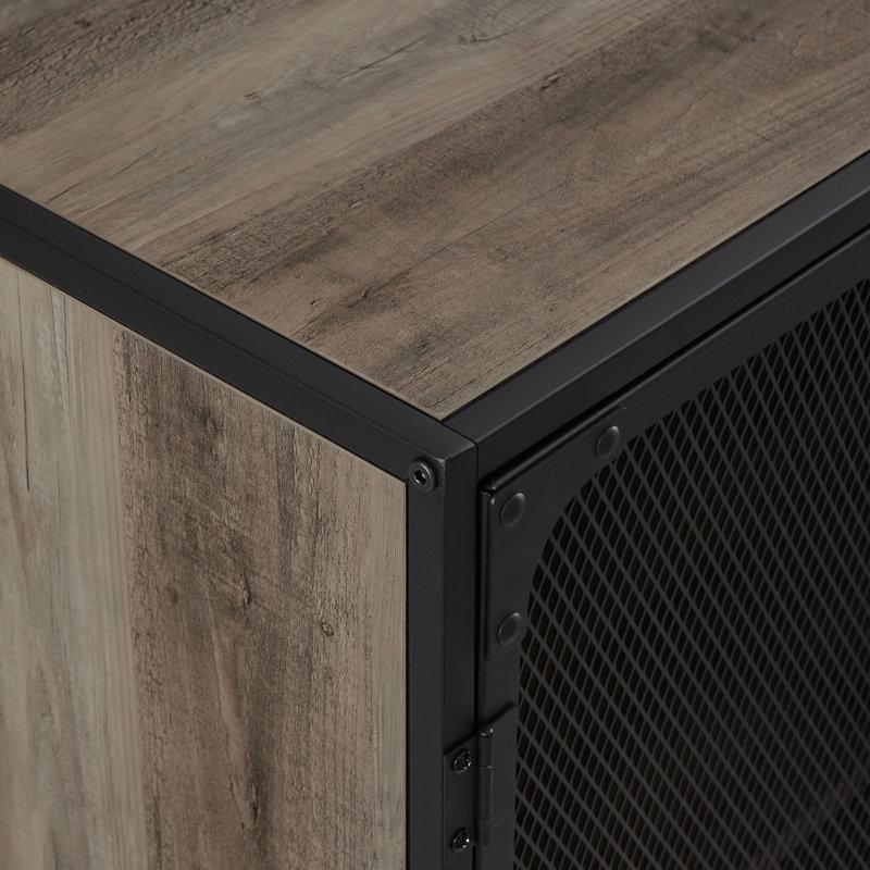 Munich Accent Cabinet, Gray Wash