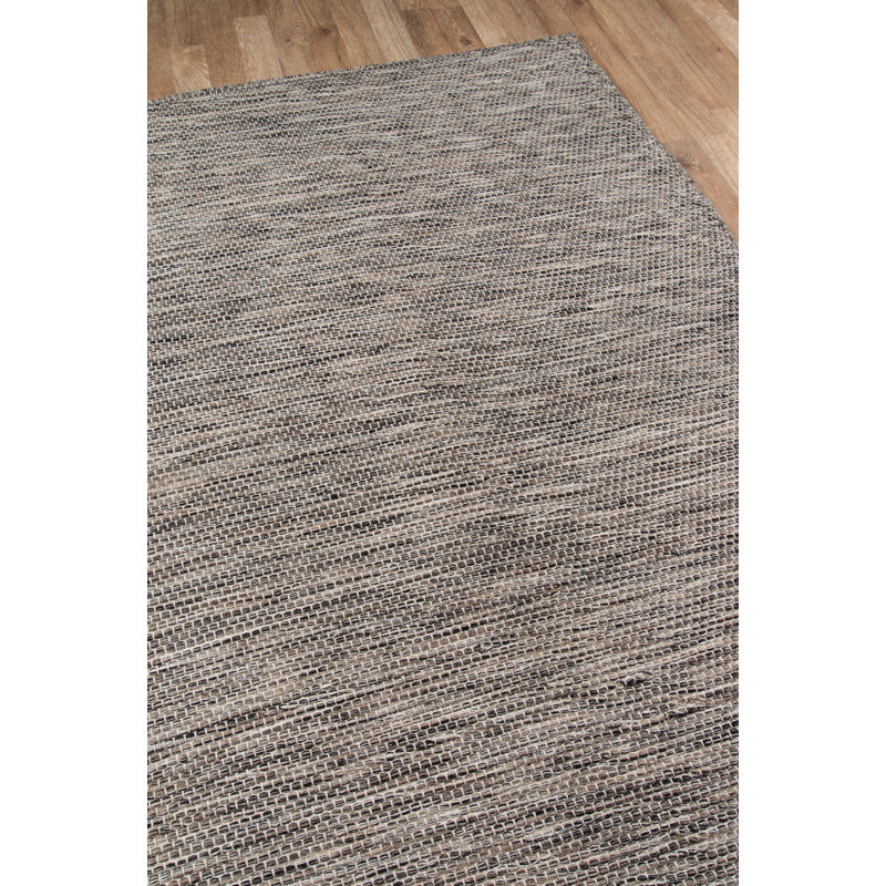 Mesa Wool Abstract Area Rug in Natural, Rectangle 3'6" x 5'6"