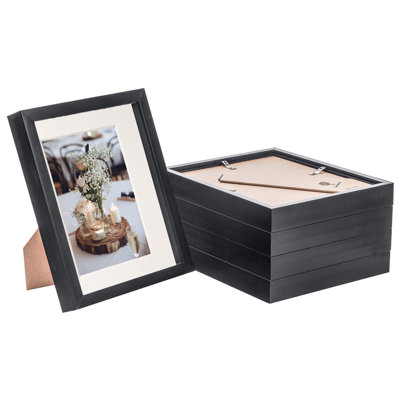 Nicola Spring - 3D Box Photo Frames - 8 x 10" with 5 x 7" Mount