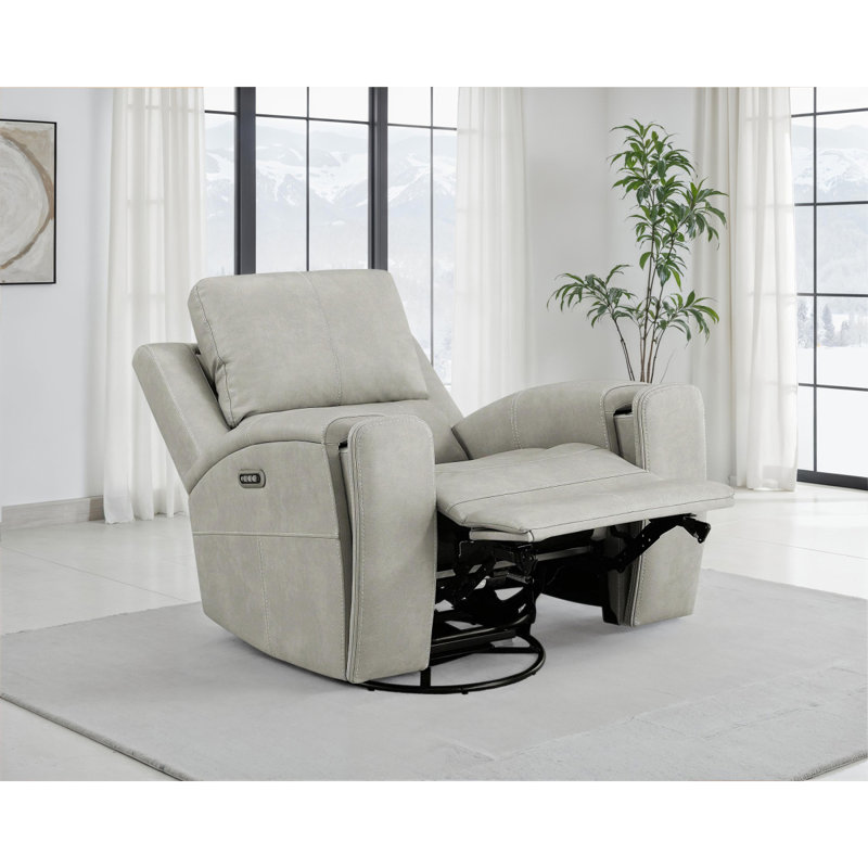 Boyce Grey Triple Power Swivel Recliner