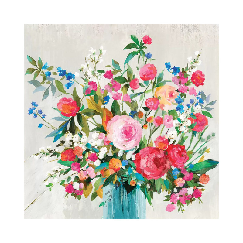 Fresh Beginnings by Allison Pearce - Painting on Canvas, Wrapped Canvas, 45.72 cm H x 45.72 cm W x 1.91 cm D