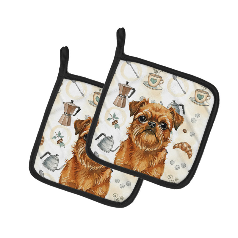 Paire de poignées Belge Brussels Griffon
