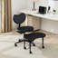 Chaise plus: pieds croisés avec roulettes, chaise, support lombaire de bureau, tabouret réglable, unité centrale noire, coussin de siège de grande taille, conception pour un bureau à domicile, expérience d'assise flexible plus, conception, Fidgety