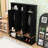 Hall Tree with Bench, Hooks, Cabinets and Shelves-129945980
