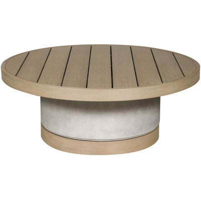 Tiburon by Michael Weiss Round Outdoor Coffee Table , 48 " W 48 " D